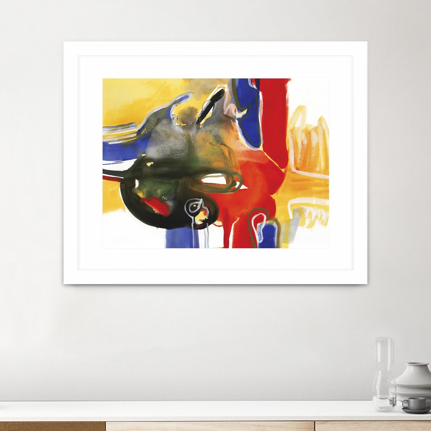 Drama III by Bianka Guna on GIANT ART - yellow abstract