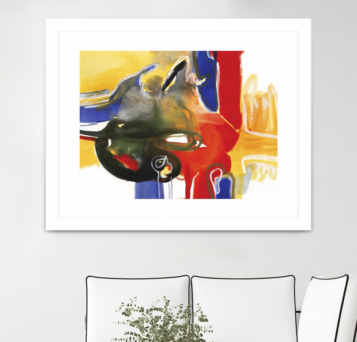 Drama III by Bianka Guna on GIANT ART - yellow abstract