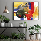 Drama III by Bianka Guna on GIANT ART - yellow abstract