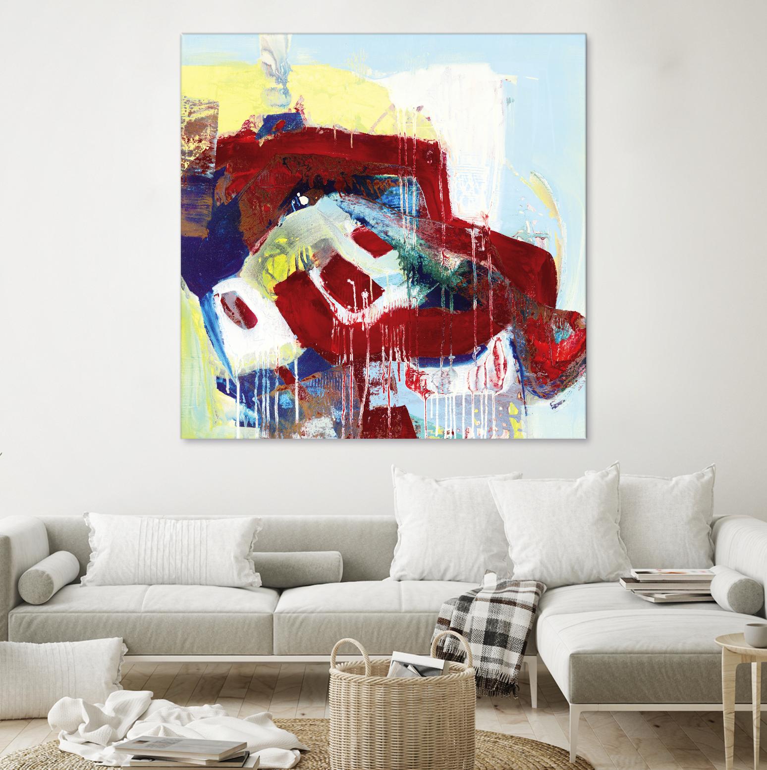 Kaleidoscopic Days II by Bianka Guna on GIANT ART - white abstract