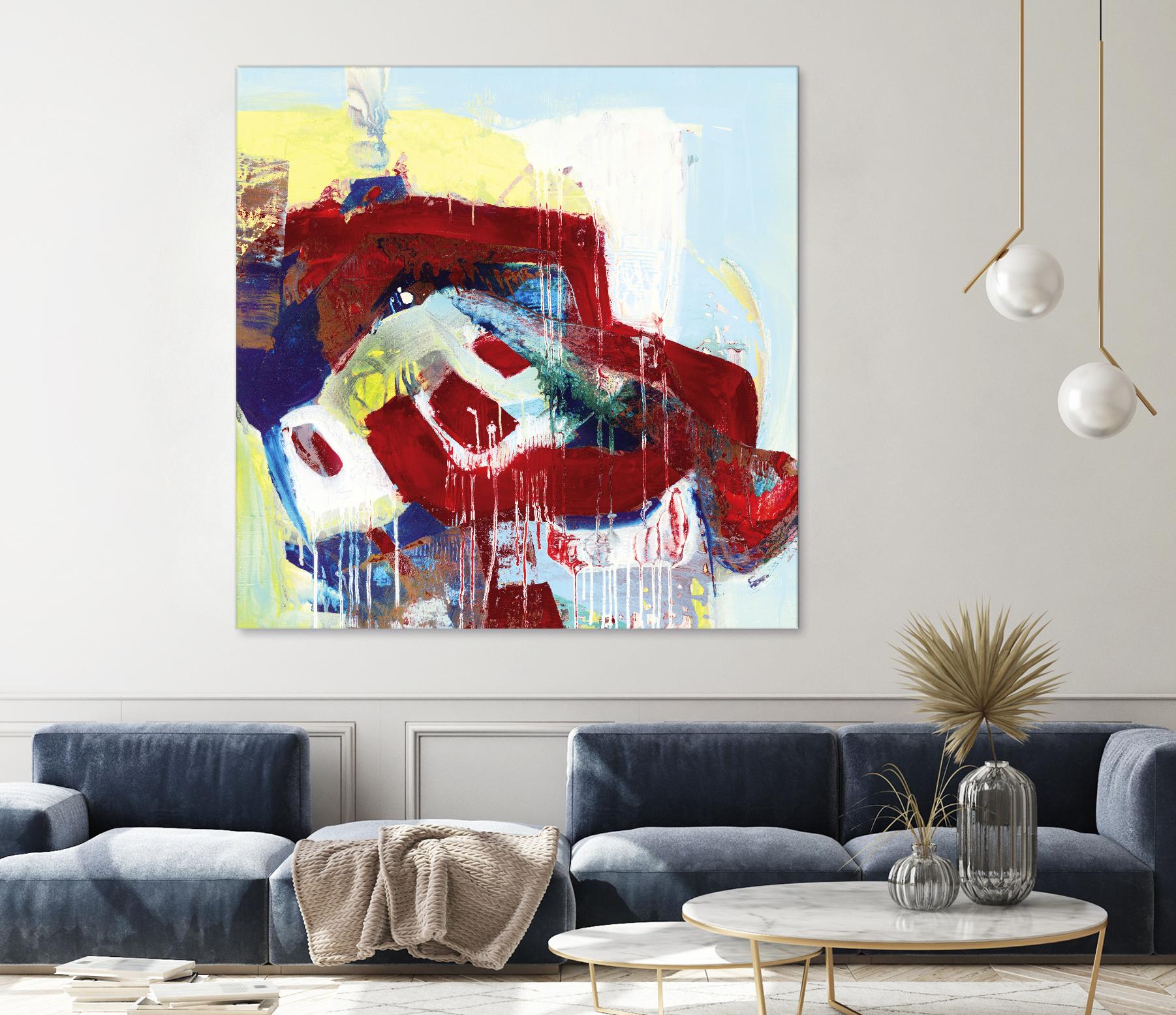 Kaleidoscopic Days II by Bianka Guna on GIANT ART - white abstract