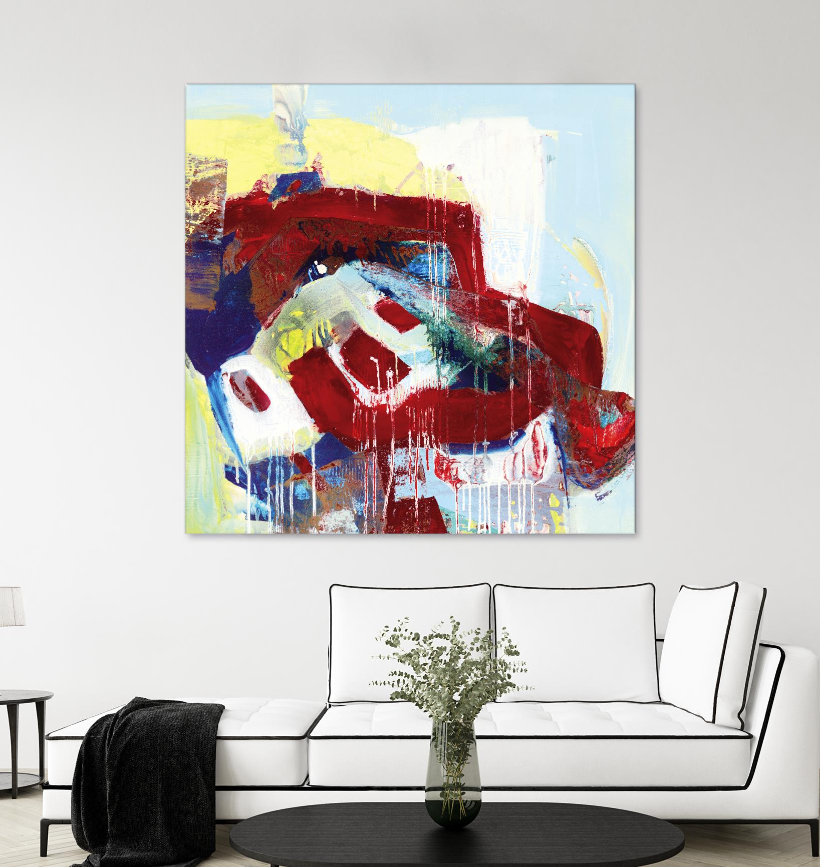 Kaleidoscopic Days II by Bianka Guna on GIANT ART - white abstract