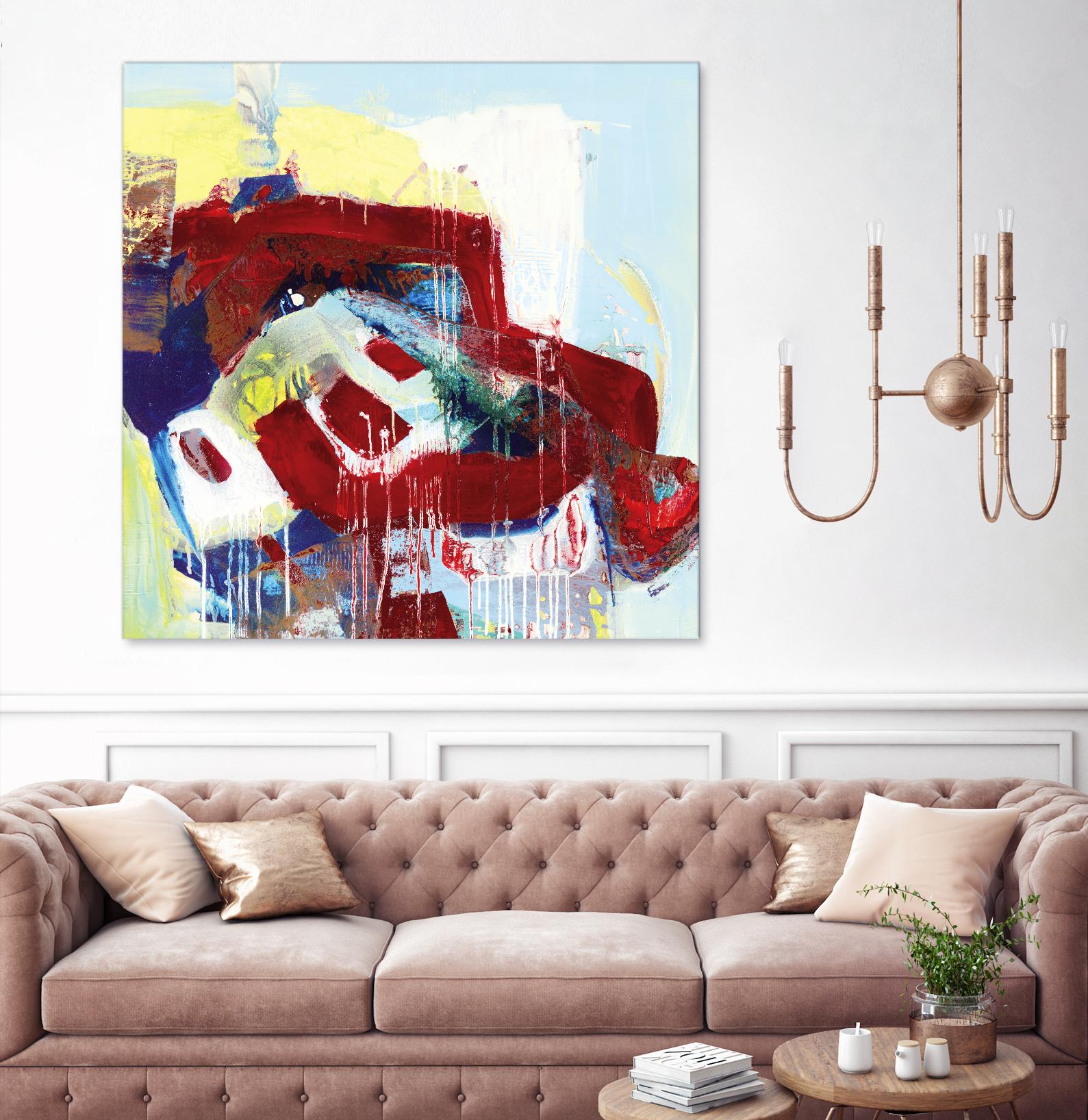 Kaleidoscopic Days II by Bianka Guna on GIANT ART - white abstract