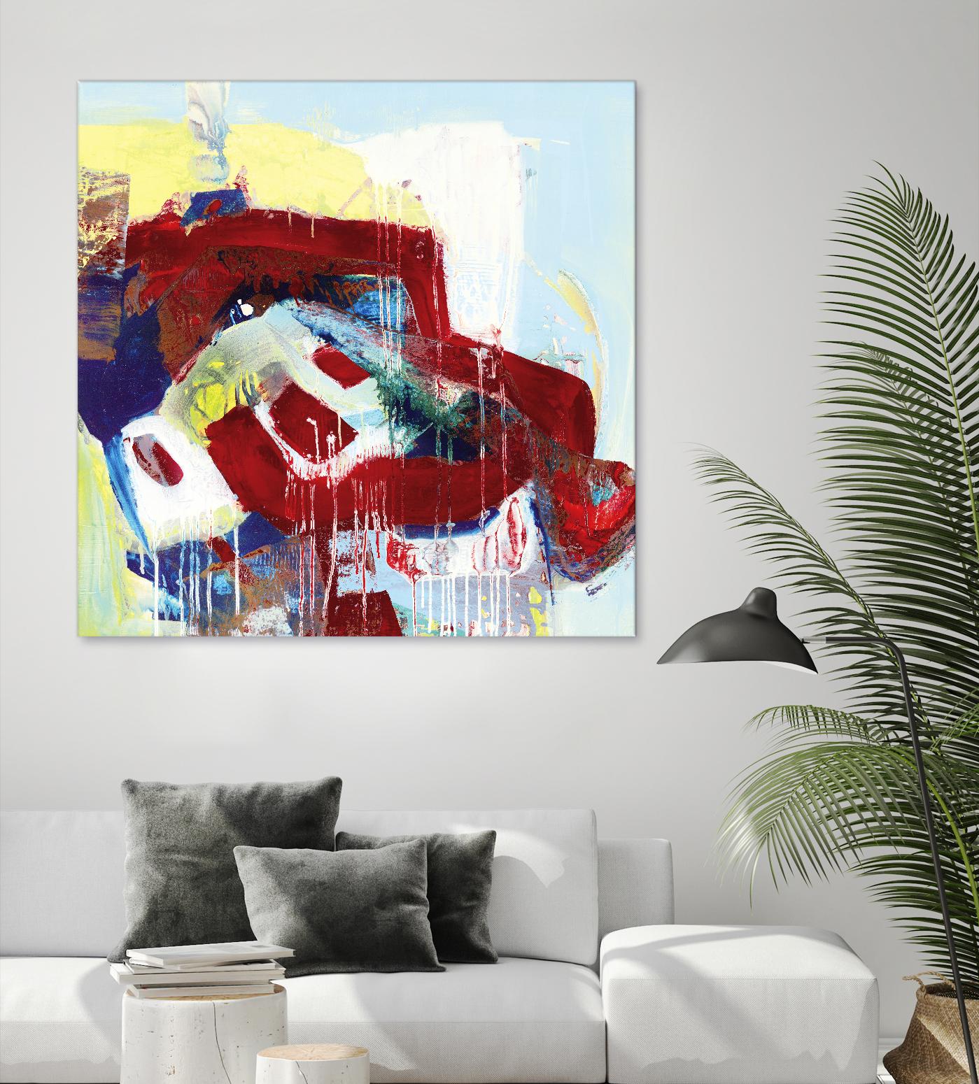 Kaleidoscopic Days II by Bianka Guna on GIANT ART - white abstract