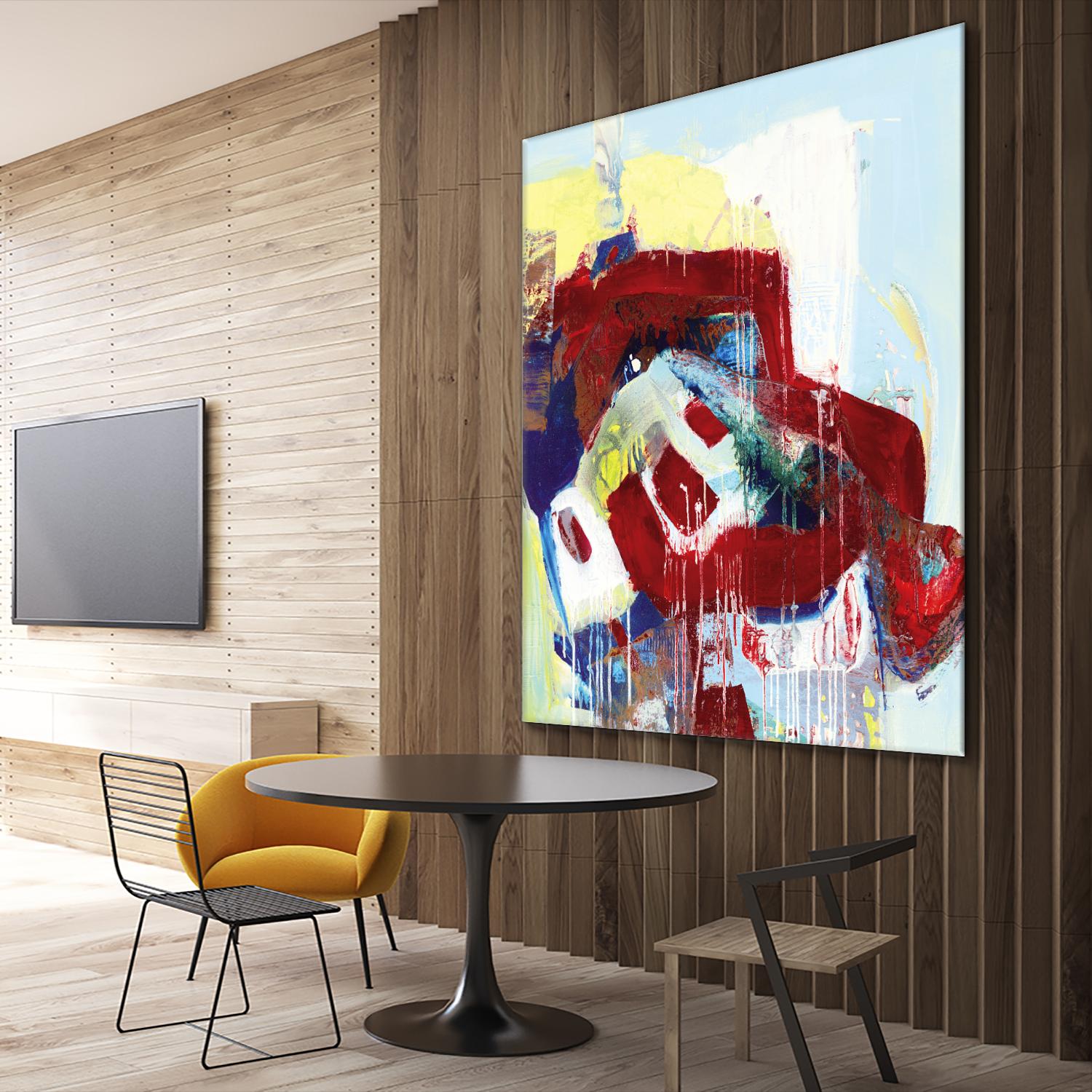 Kaleidoscopic Days II by Bianka Guna on GIANT ART - white abstract