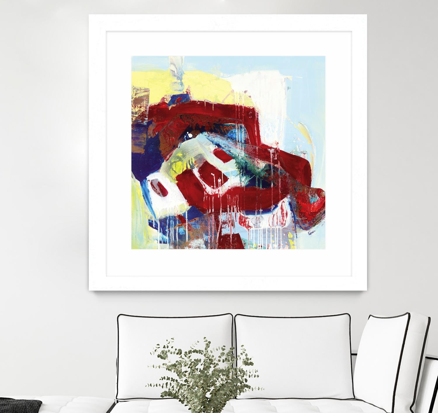 Kaleidoscopic Days II by Bianka Guna on GIANT ART - white abstract