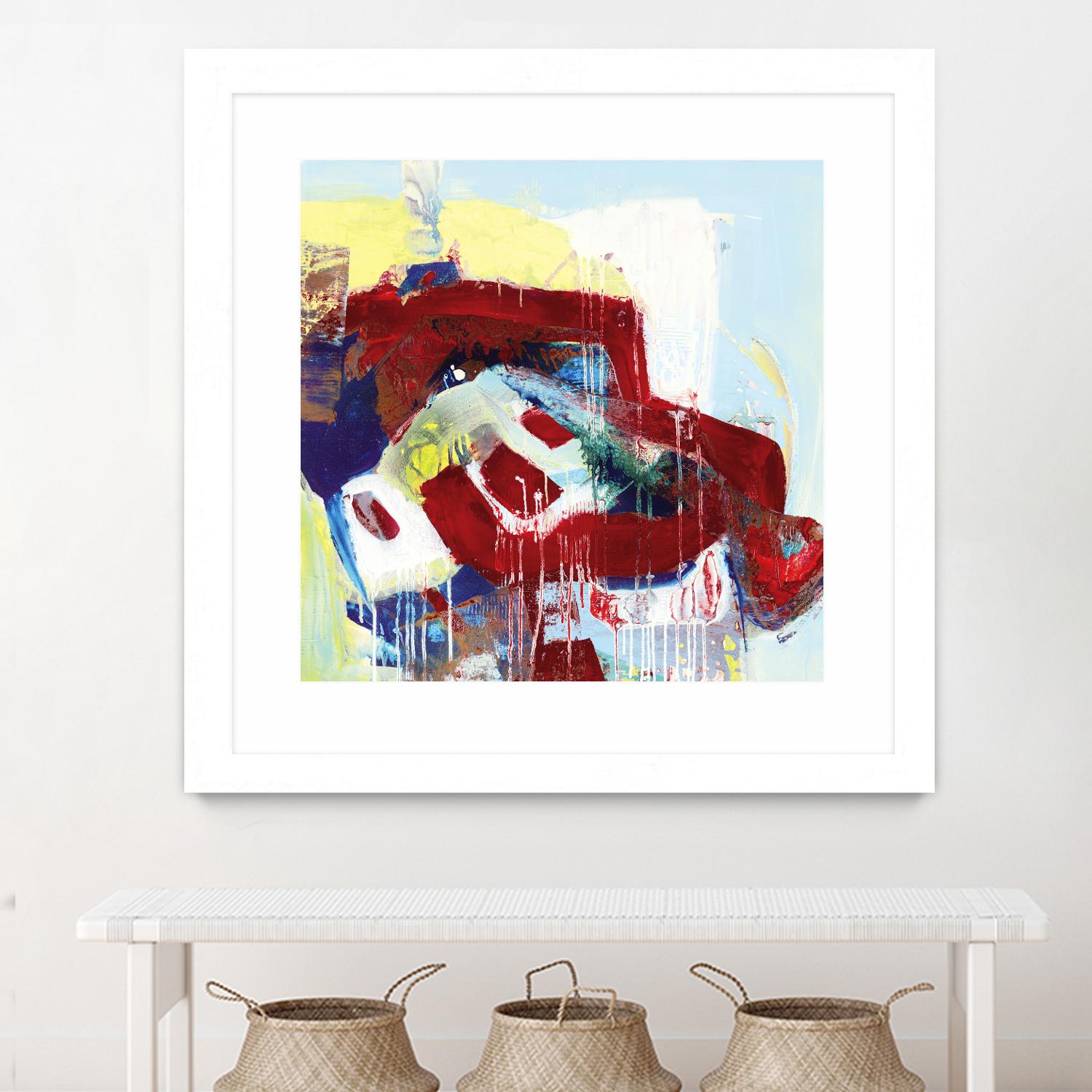 Kaleidoscopic Days II by Bianka Guna on GIANT ART - white abstract