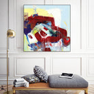 Kaleidoscopic Days II by Bianka Guna on GIANT ART - white abstract