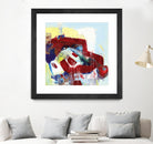 Kaleidoscopic Days II by Bianka Guna on GIANT ART - white abstract