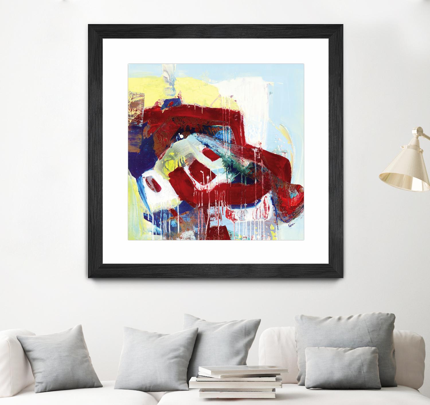 Kaleidoscopic Days II by Bianka Guna on GIANT ART - white abstract