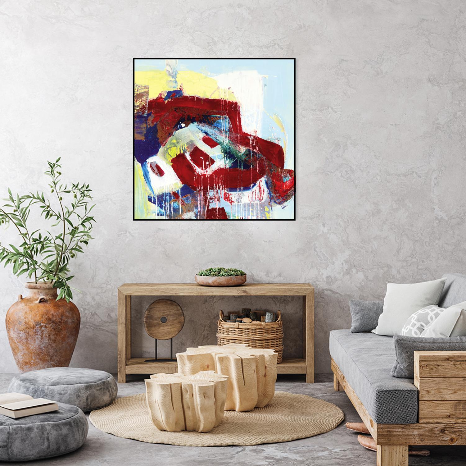 Kaleidoscopic Days II by Bianka Guna on GIANT ART - white abstract