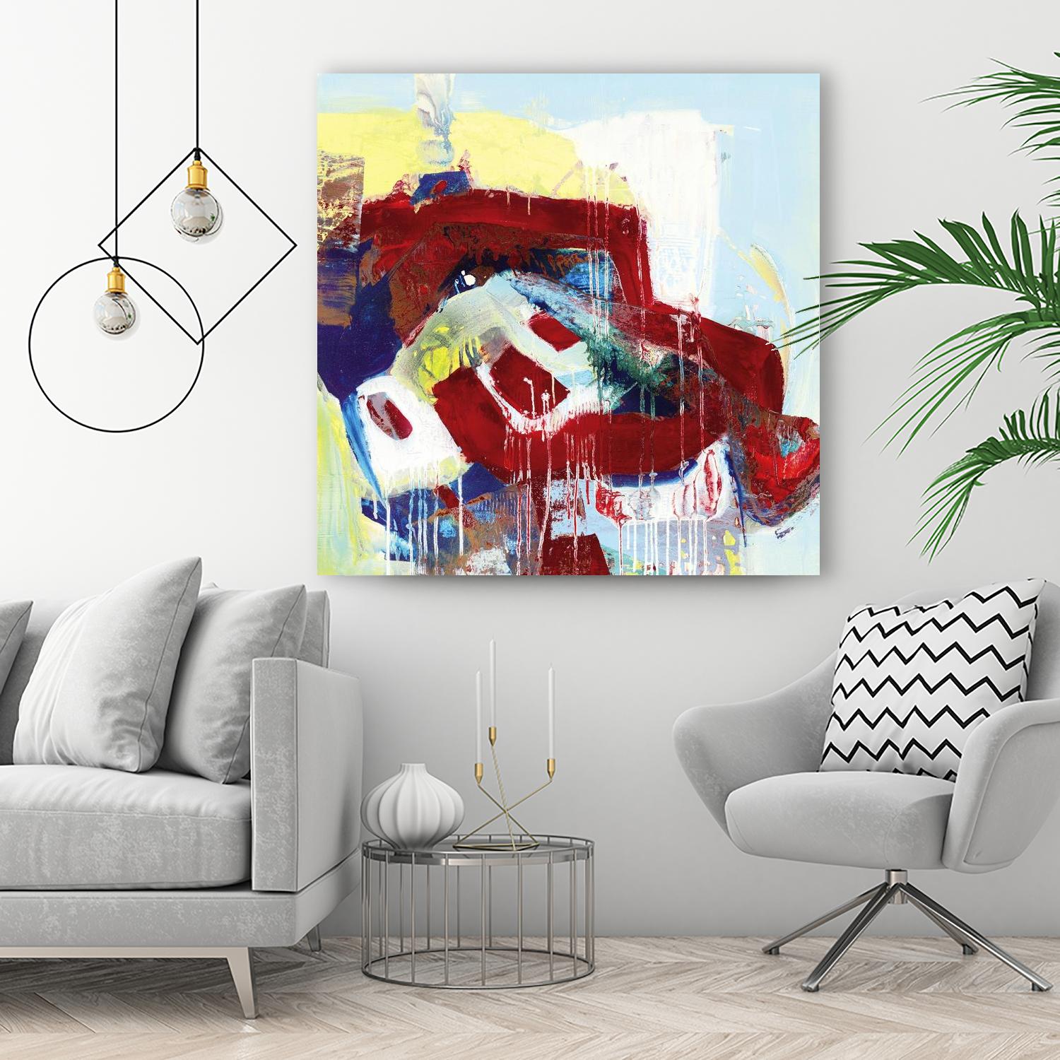 Kaleidoscopic Days II by Bianka Guna on GIANT ART - white abstract