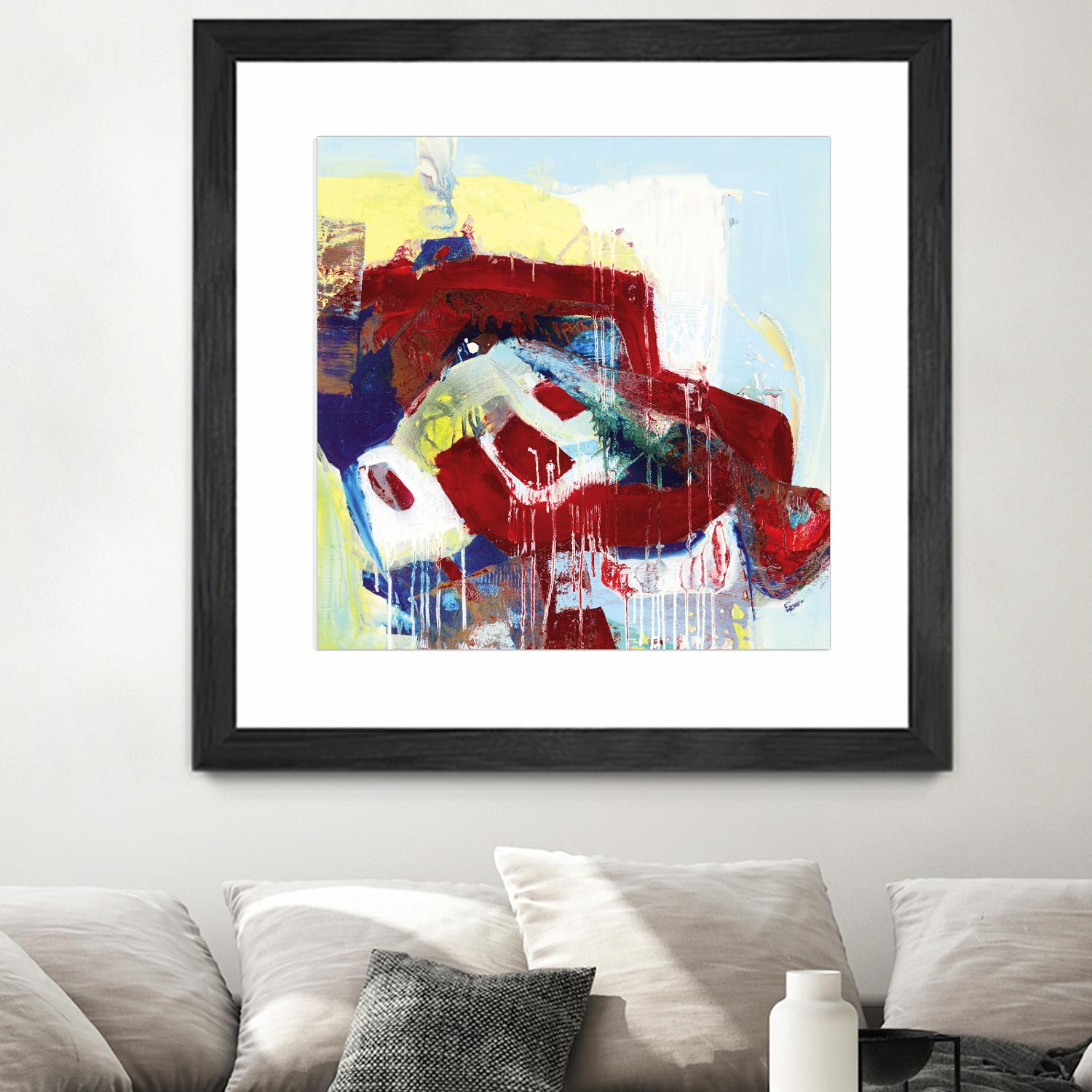 Kaleidoscopic Days II by Bianka Guna on GIANT ART - white abstract