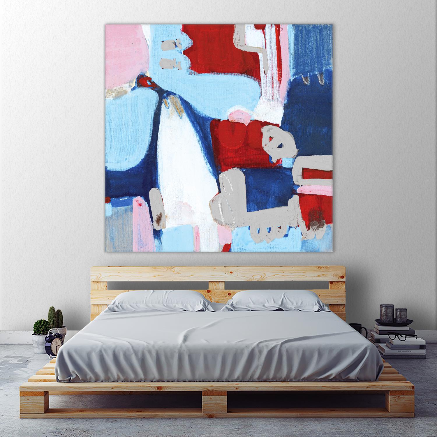 Little Secrets I by Bianka Guna on GIANT ART - white abstract