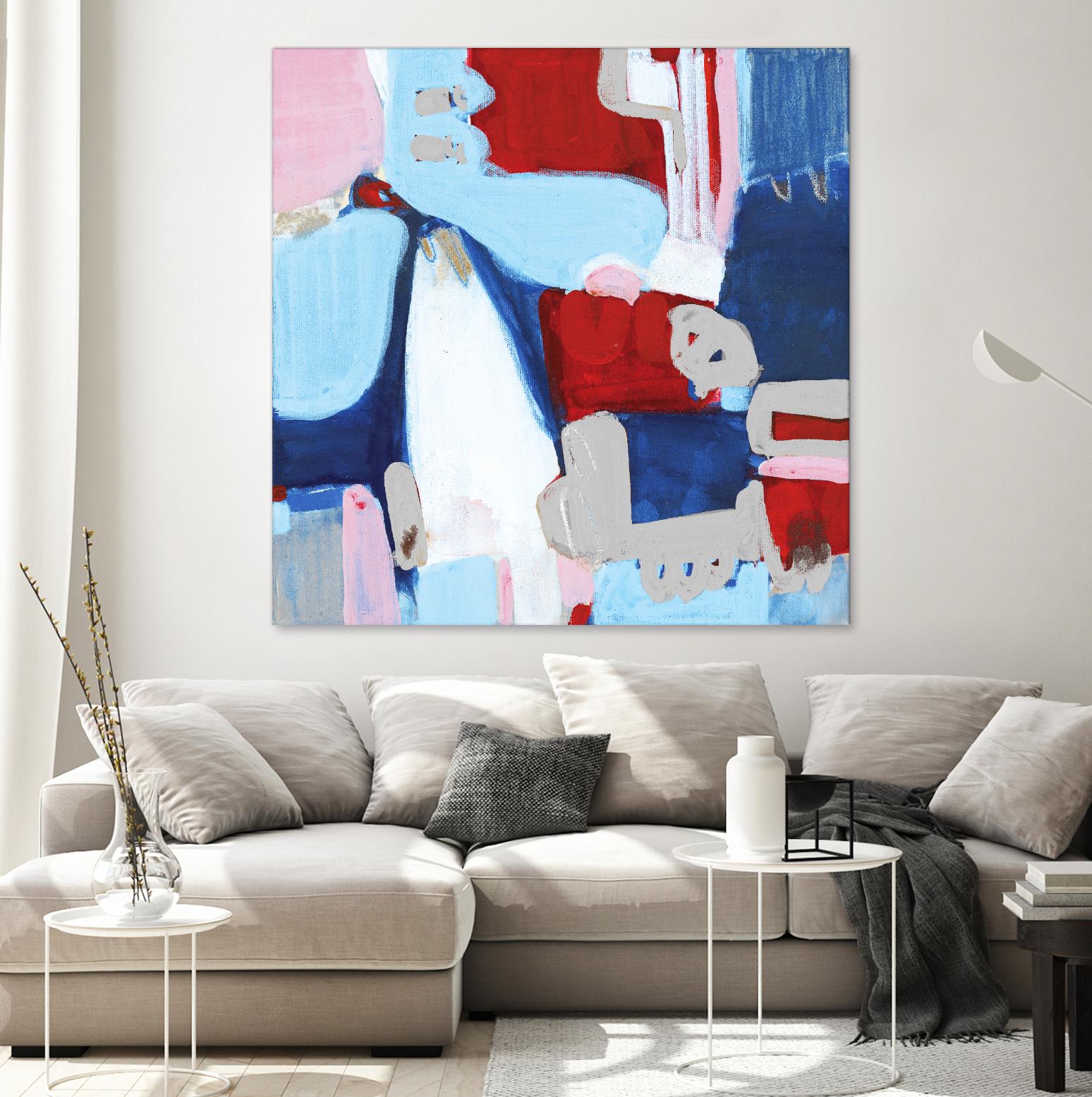 Little Secrets I by Bianka Guna on GIANT ART - white abstract