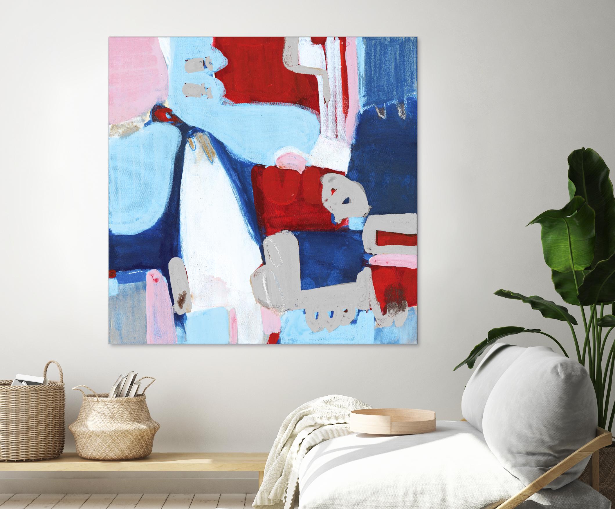 Little Secrets I by Bianka Guna on GIANT ART - white abstract