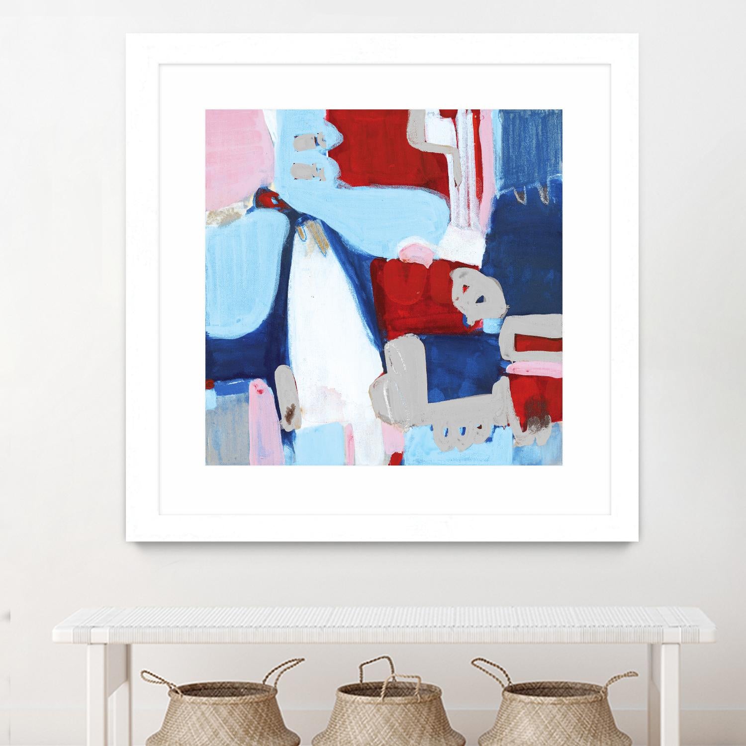 Little Secrets I by Bianka Guna on GIANT ART - white abstract
