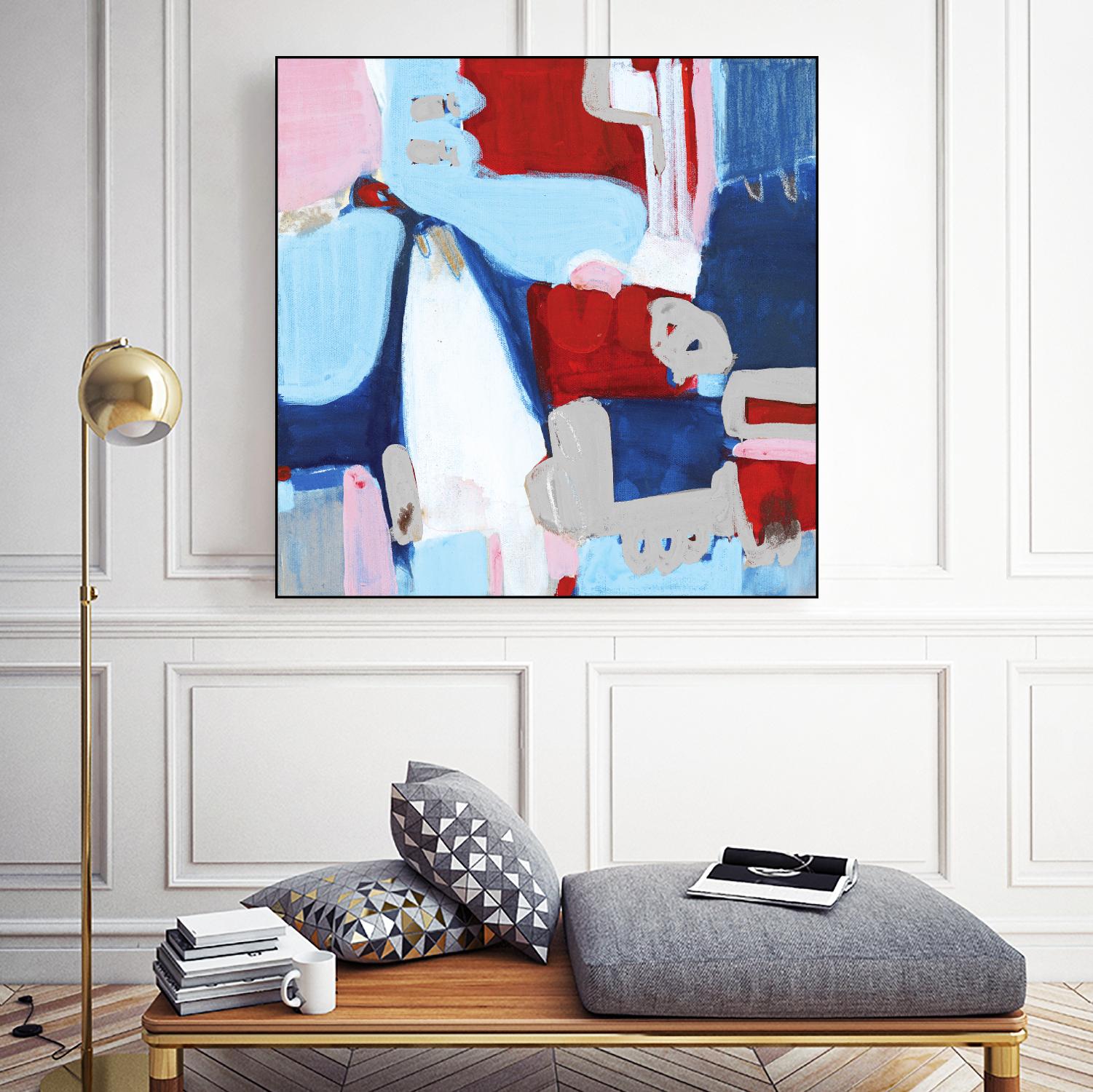 Little Secrets I by Bianka Guna on GIANT ART - white abstract