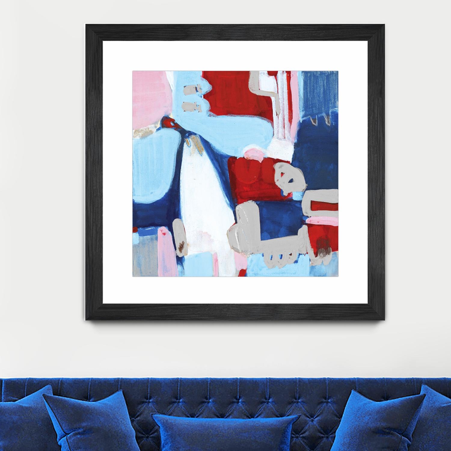 Little Secrets I by Bianka Guna on GIANT ART - white abstract