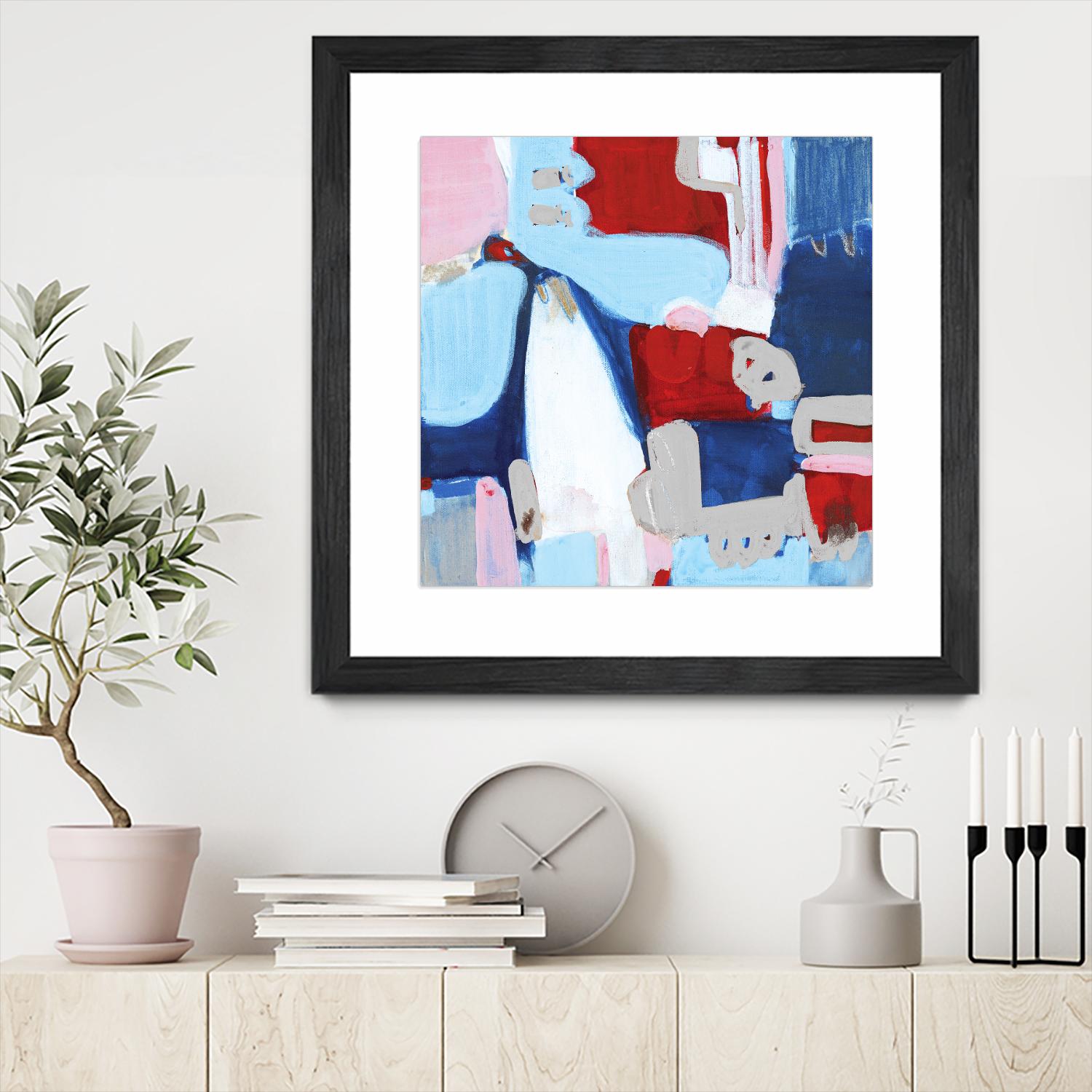 Little Secrets I by Bianka Guna on GIANT ART - white abstract