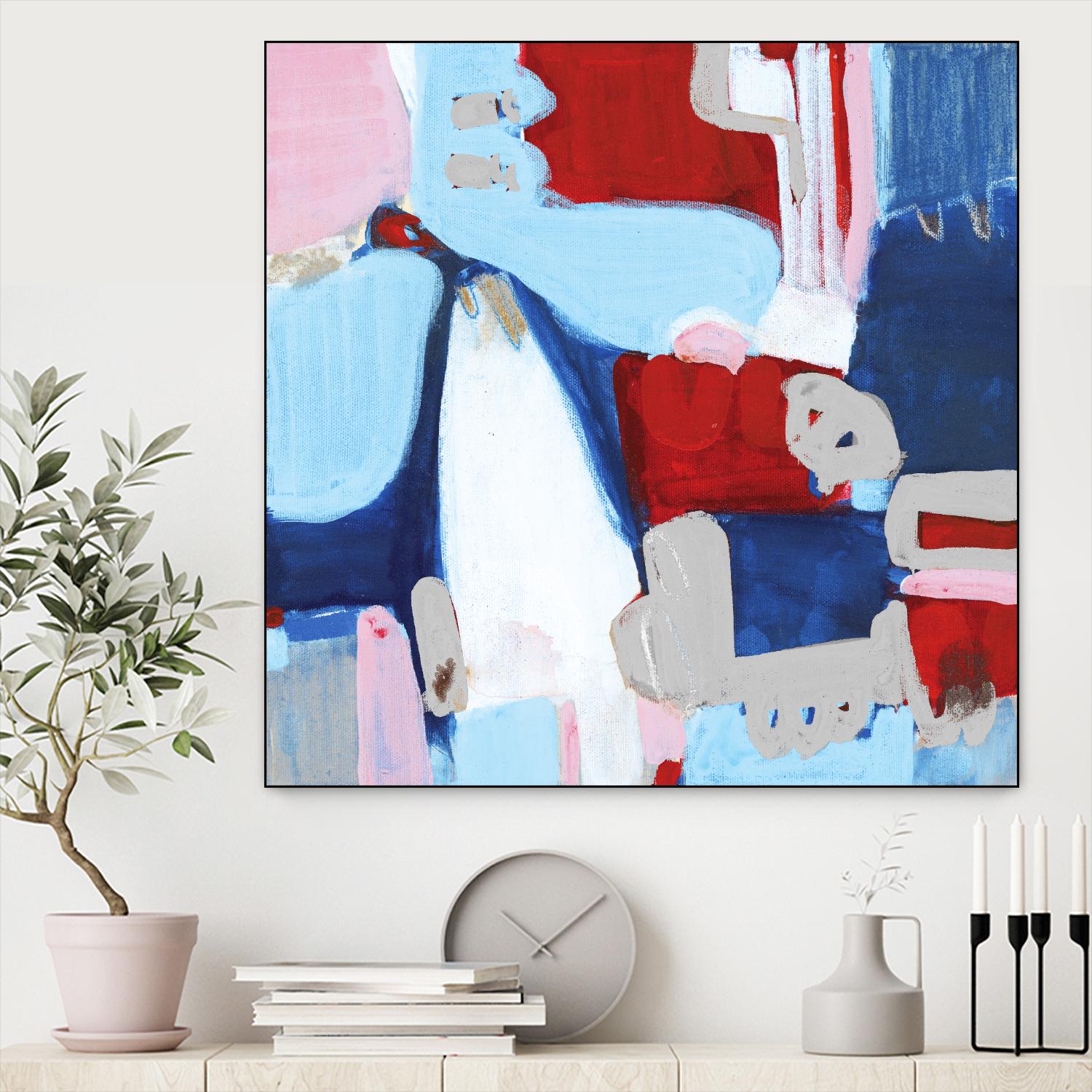 Little Secrets I by Bianka Guna on GIANT ART - white abstract