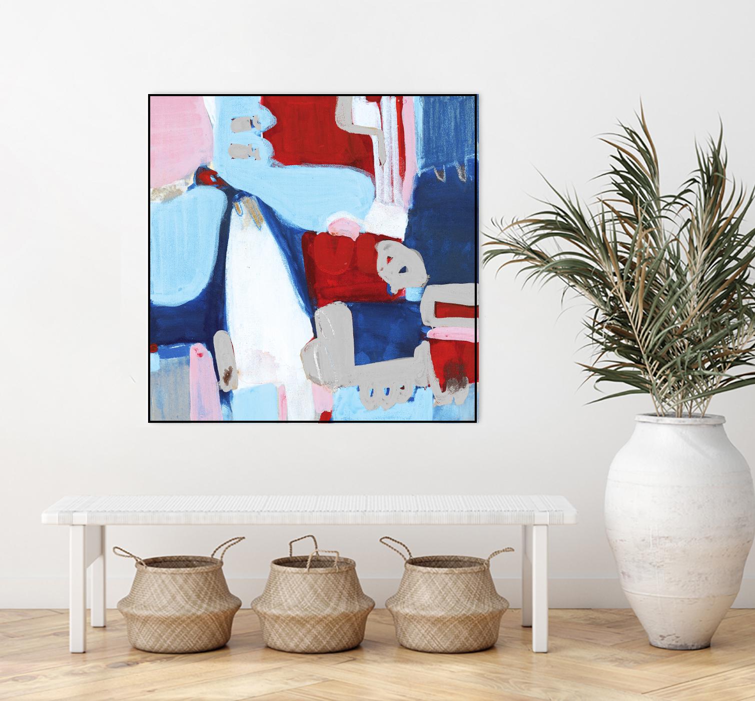 Little Secrets I by Bianka Guna on GIANT ART - white abstract