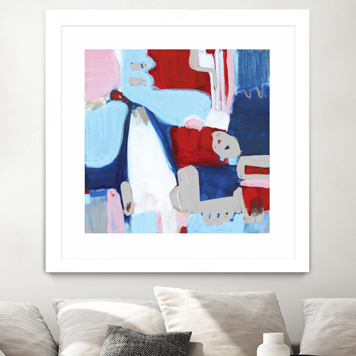 Little Secrets I by Bianka Guna on GIANT ART - white abstract