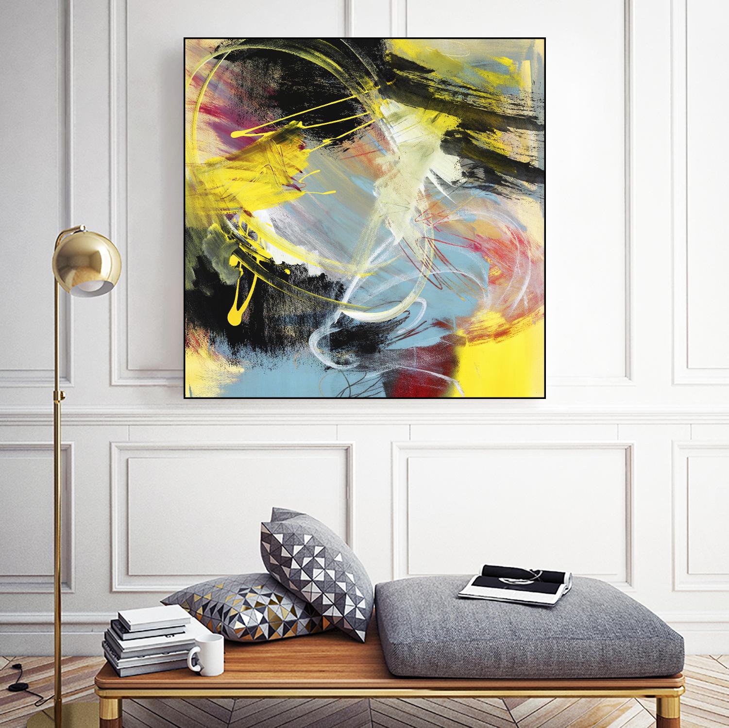 Storms in the Night by Bianka Guna on GIANT ART - black abstract