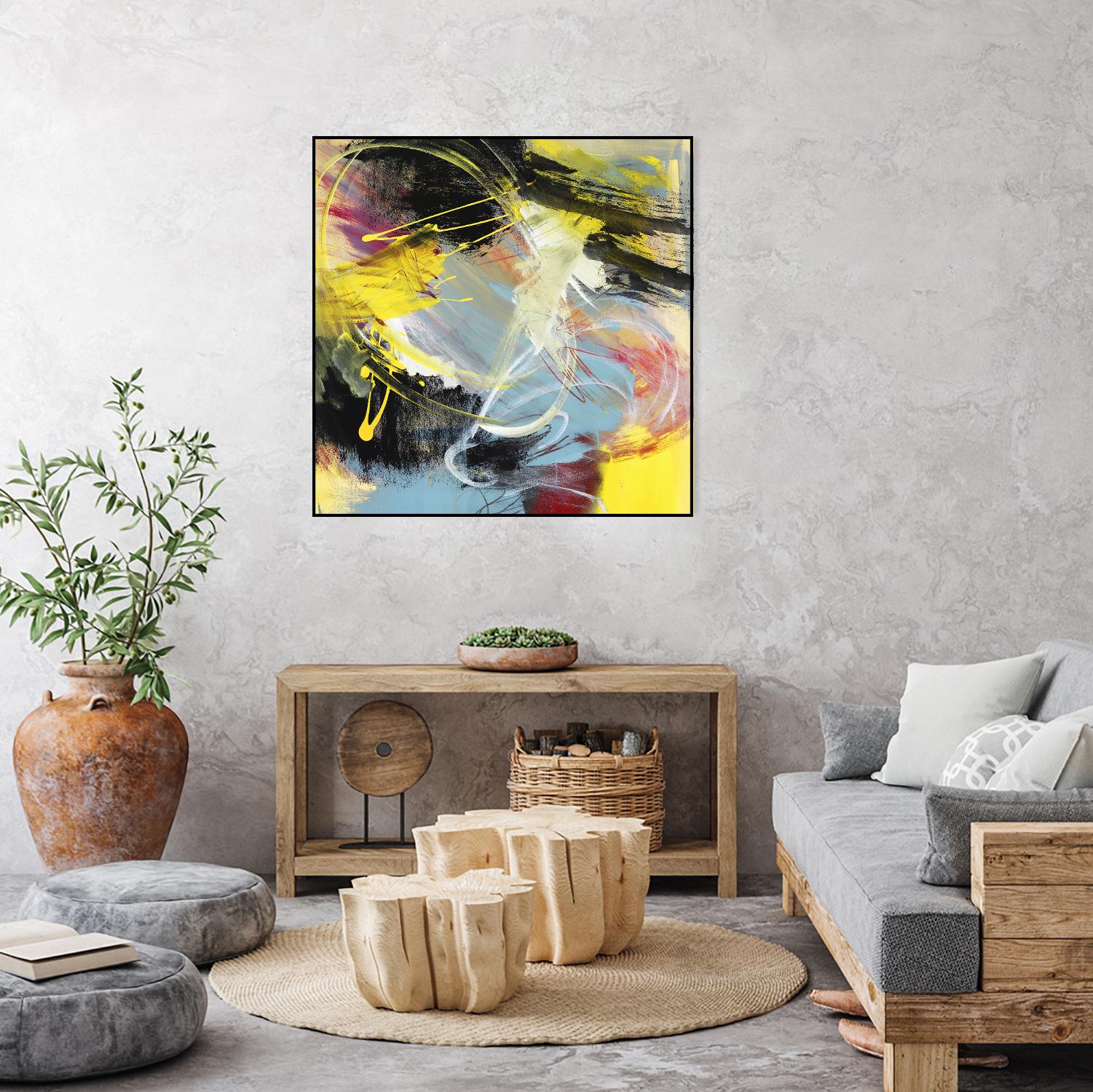 Storms in the Night by Bianka Guna on GIANT ART - black abstract