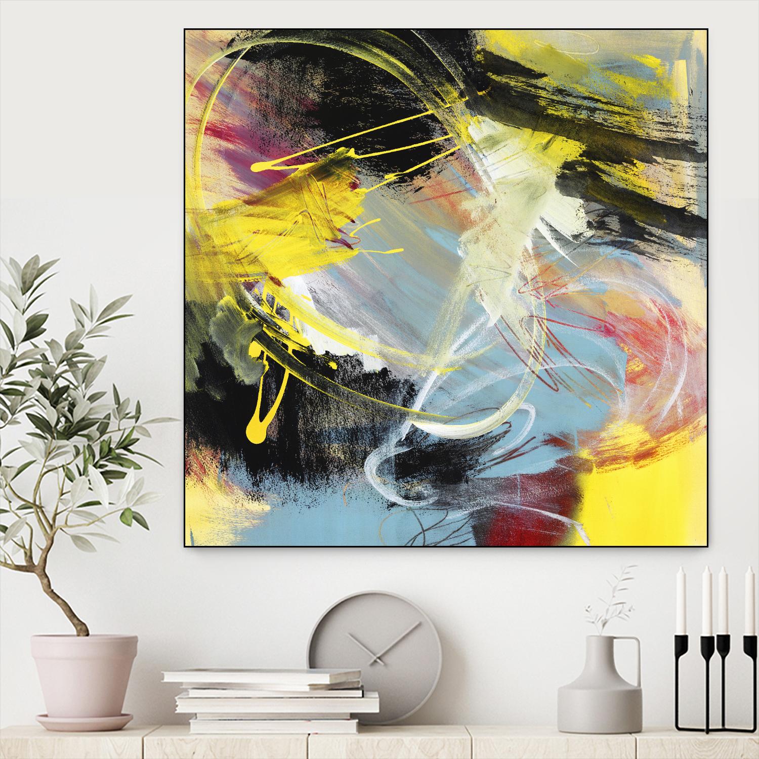 Storms in the Night by Bianka Guna on GIANT ART - black abstract