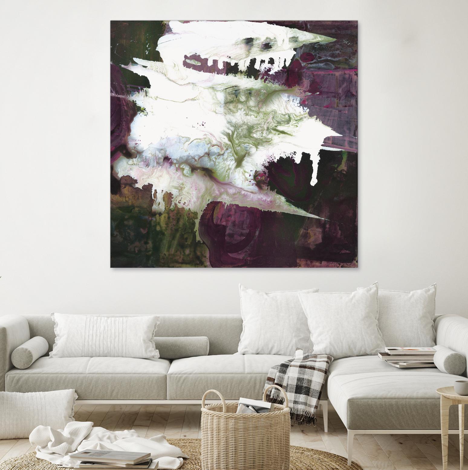 Departures by Bianka Guna on GIANT ART - purple abstract