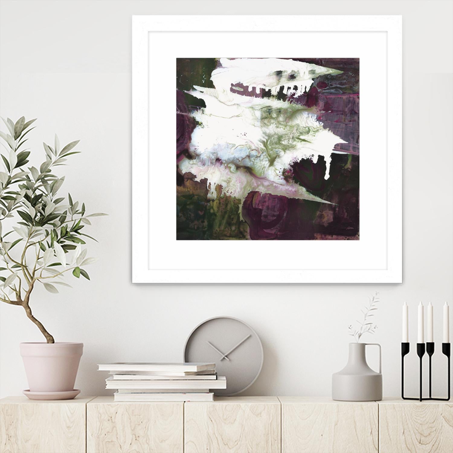 Departures by Bianka Guna on GIANT ART - purple abstract