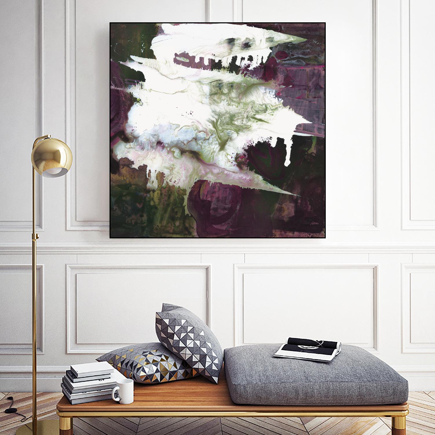 Departures by Bianka Guna on GIANT ART - purple abstract