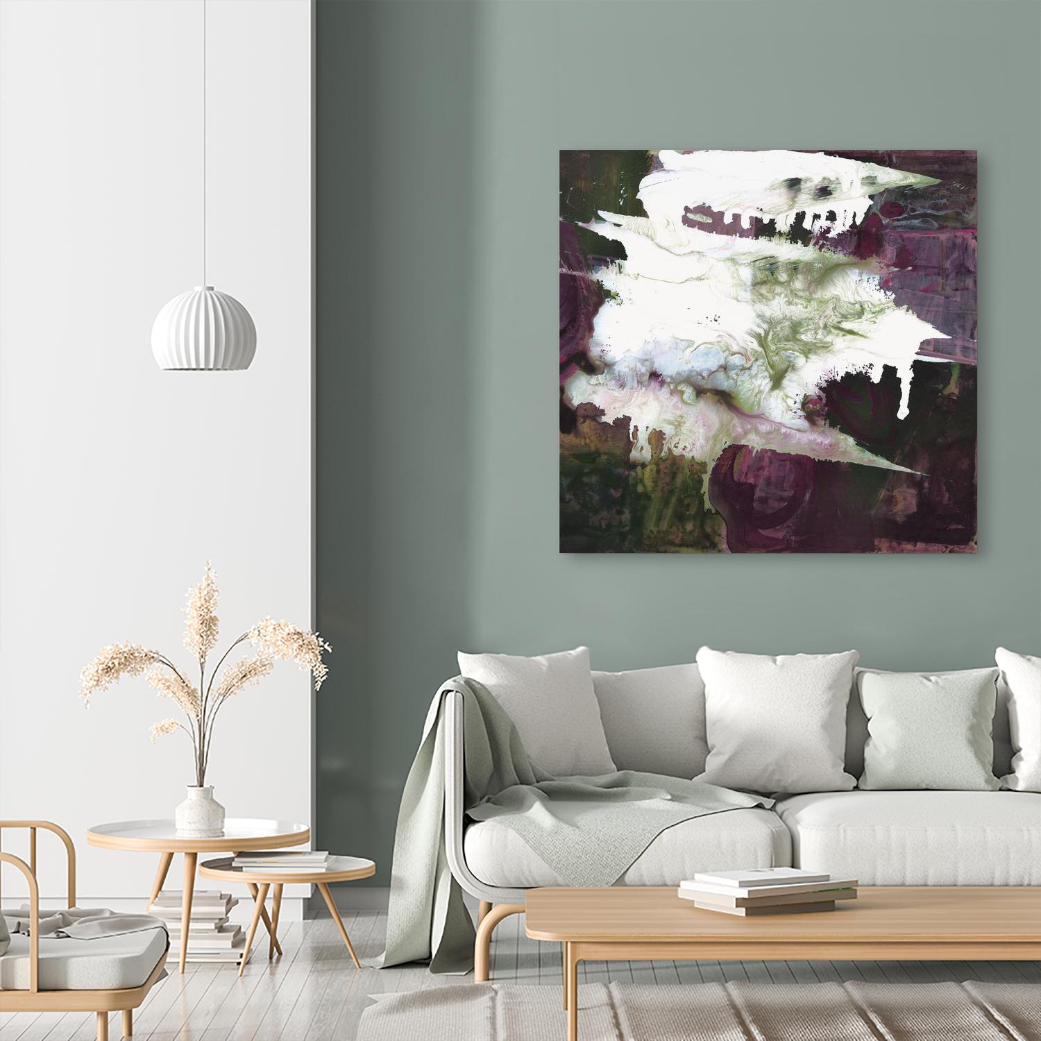 Departures by Bianka Guna on GIANT ART - purple abstract