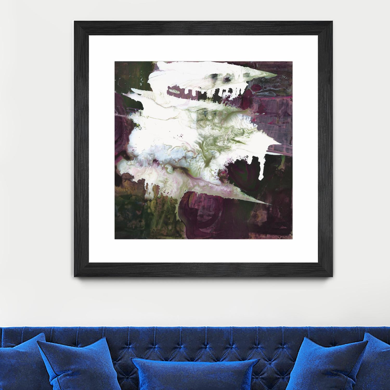 Departures by Bianka Guna on GIANT ART - purple abstract