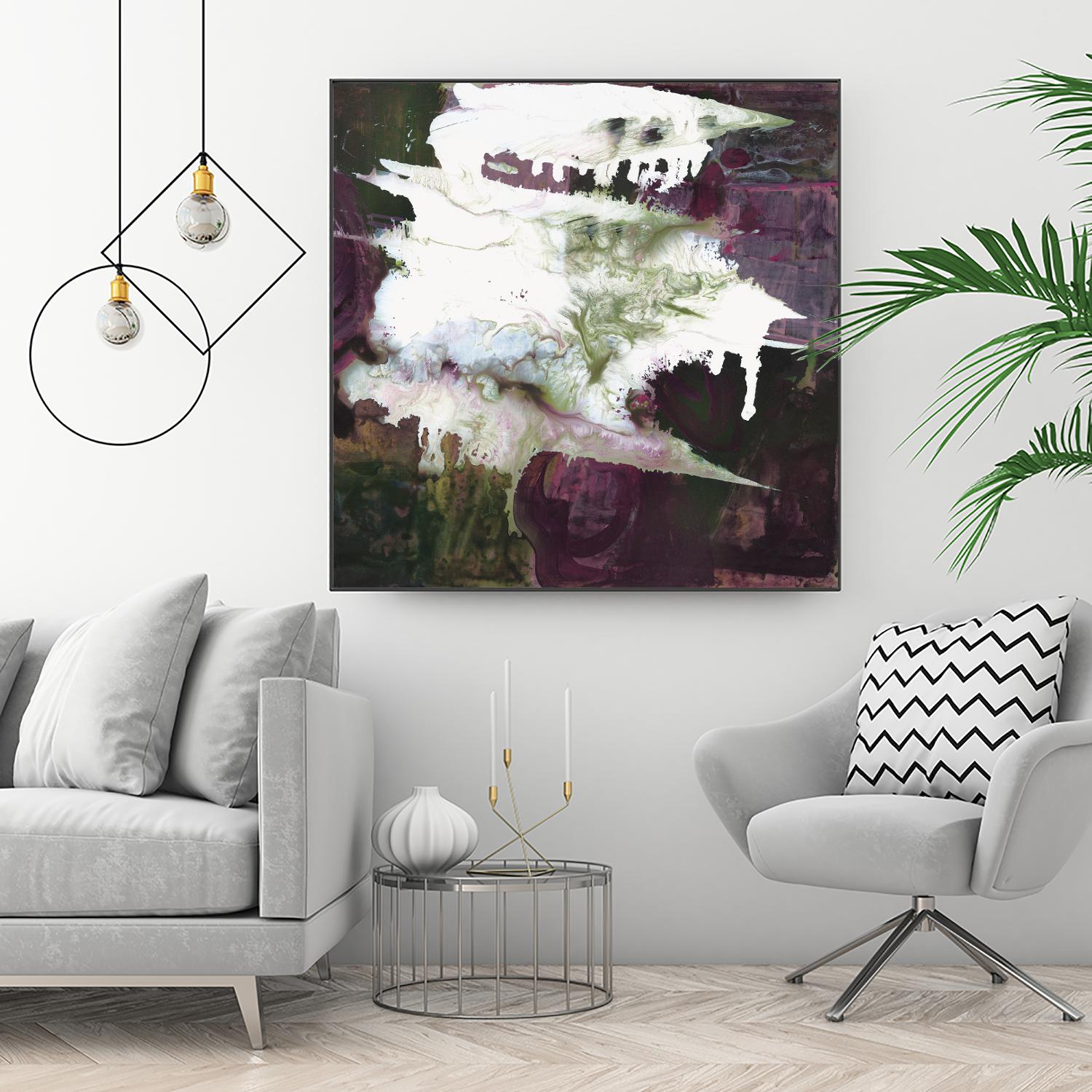 Departures by Bianka Guna on GIANT ART - purple abstract