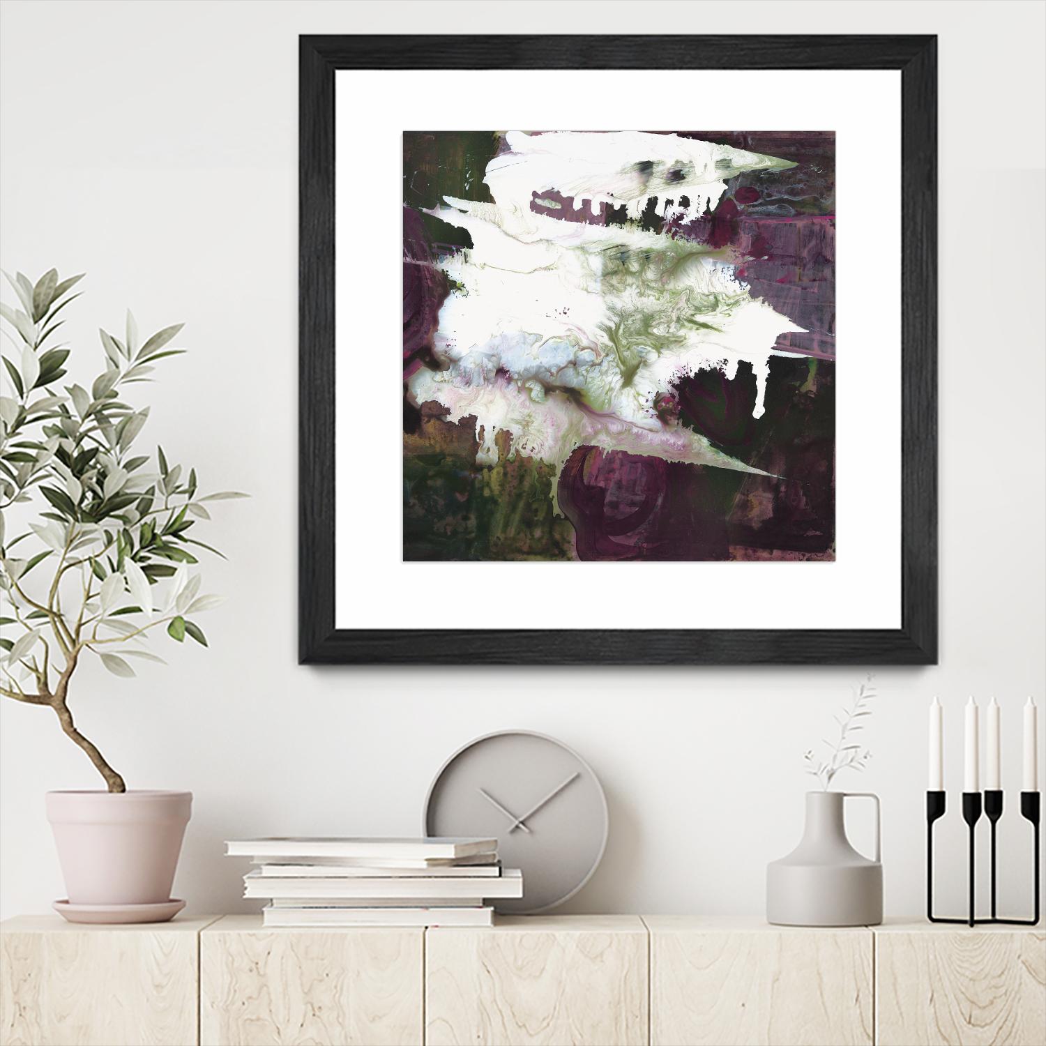 Departures by Bianka Guna on GIANT ART - purple abstract