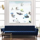 Happy Days by Ingrid Beddoes on GIANT ART - white sea scene