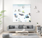 Happy Days by Ingrid Beddoes on GIANT ART - white sea scene