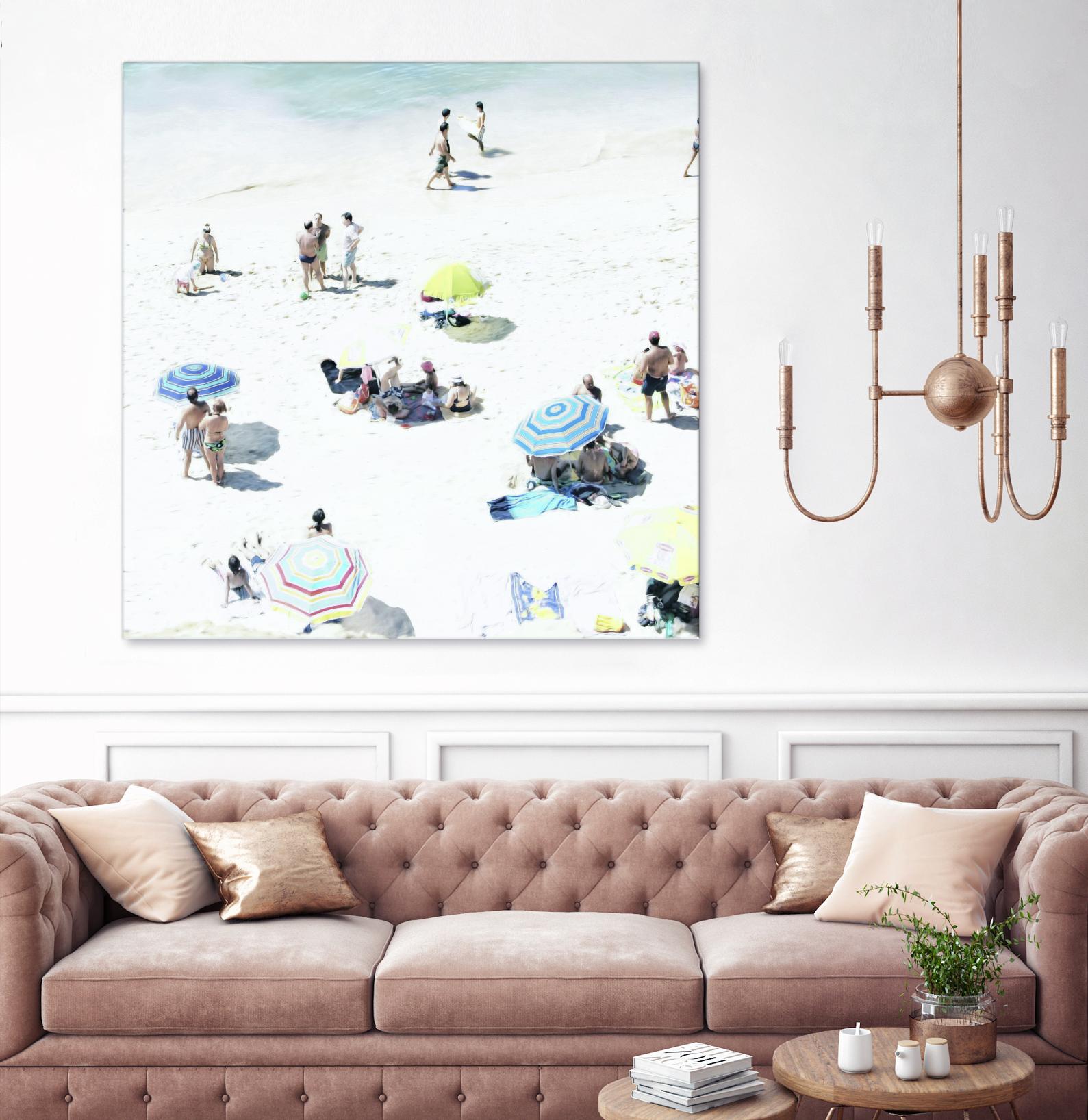 Happy Days by Ingrid Beddoes on GIANT ART - white sea scene