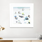 Happy Days by Ingrid Beddoes on GIANT ART - white sea scene