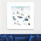 Happy Days by Ingrid Beddoes on GIANT ART - white sea scene