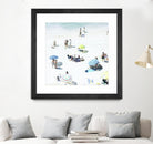 Happy Days by Ingrid Beddoes on GIANT ART - white sea scene