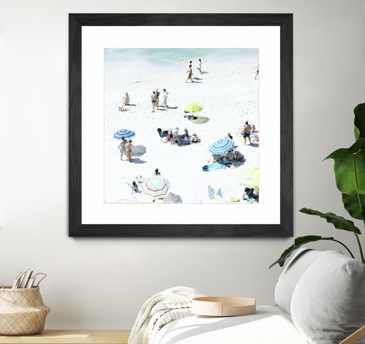Happy Days by Ingrid Beddoes on GIANT ART - white sea scene