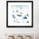Happy Days by Ingrid Beddoes on GIANT ART - white sea scene