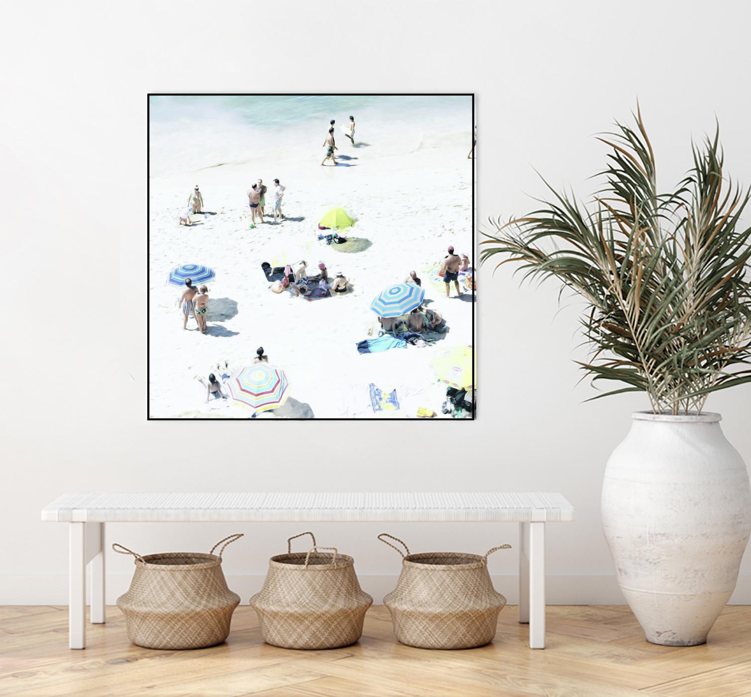 Happy Days by Ingrid Beddoes on GIANT ART - white sea scene