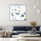 Happy Days by Ingrid Beddoes on GIANT ART - white sea scene