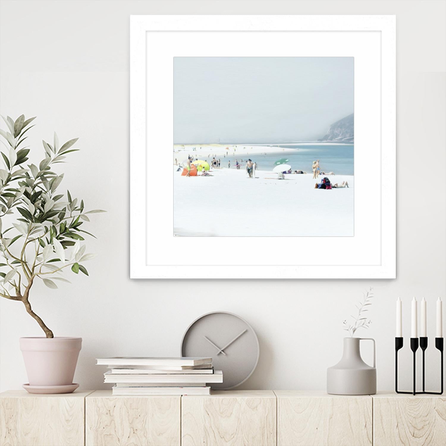 Troia by Ingrid Beddoes on GIANT ART - white sea scene