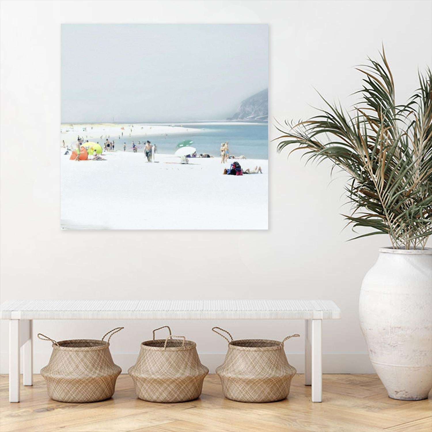 Troia by Ingrid Beddoes on GIANT ART - white sea scene
