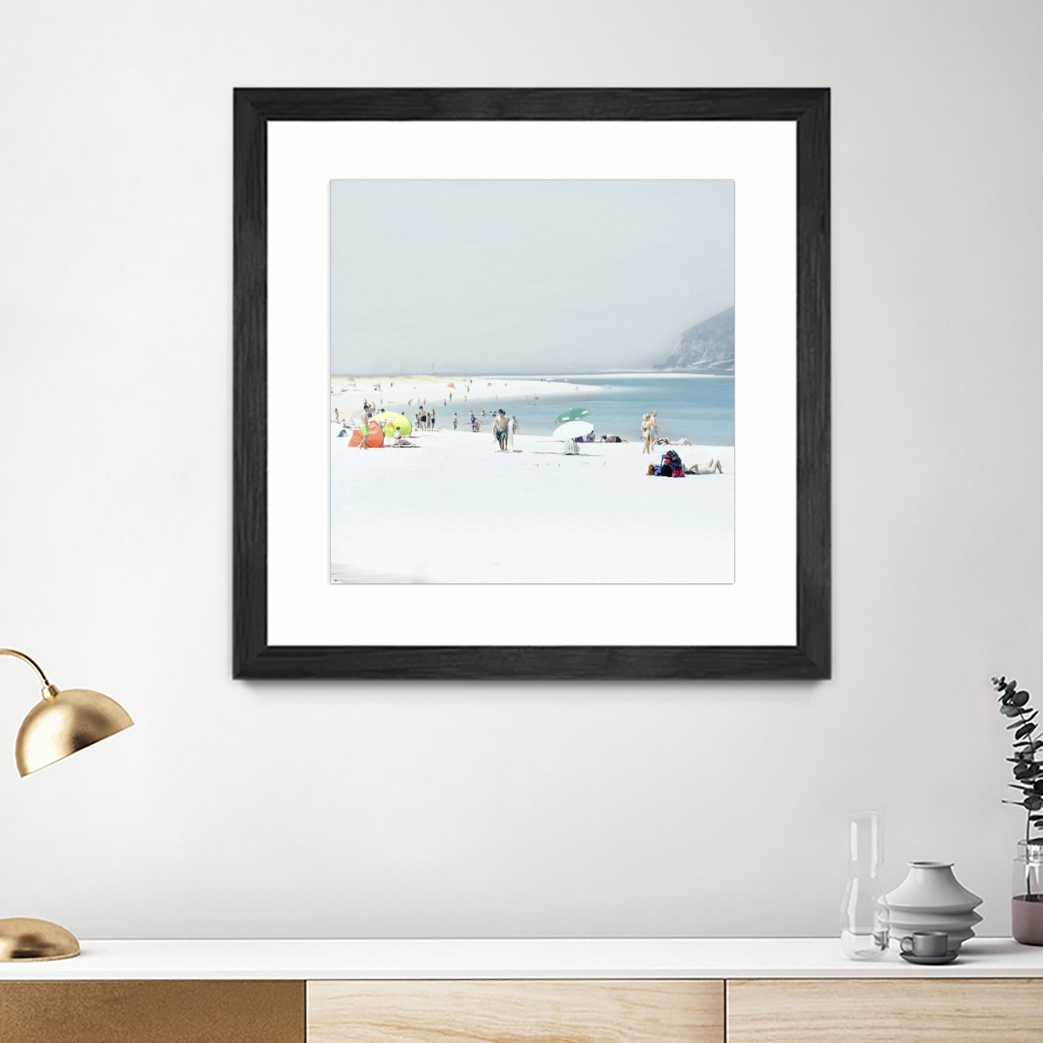 Troia by Ingrid Beddoes on GIANT ART - white sea scene